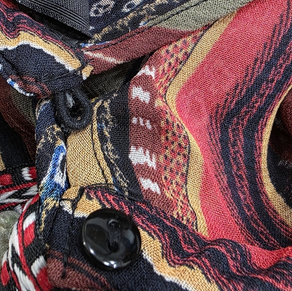 ZARA blogger Fab long rainbow stripe Pom Pom boho tiered maxi dress XS - Picture 7 of 15